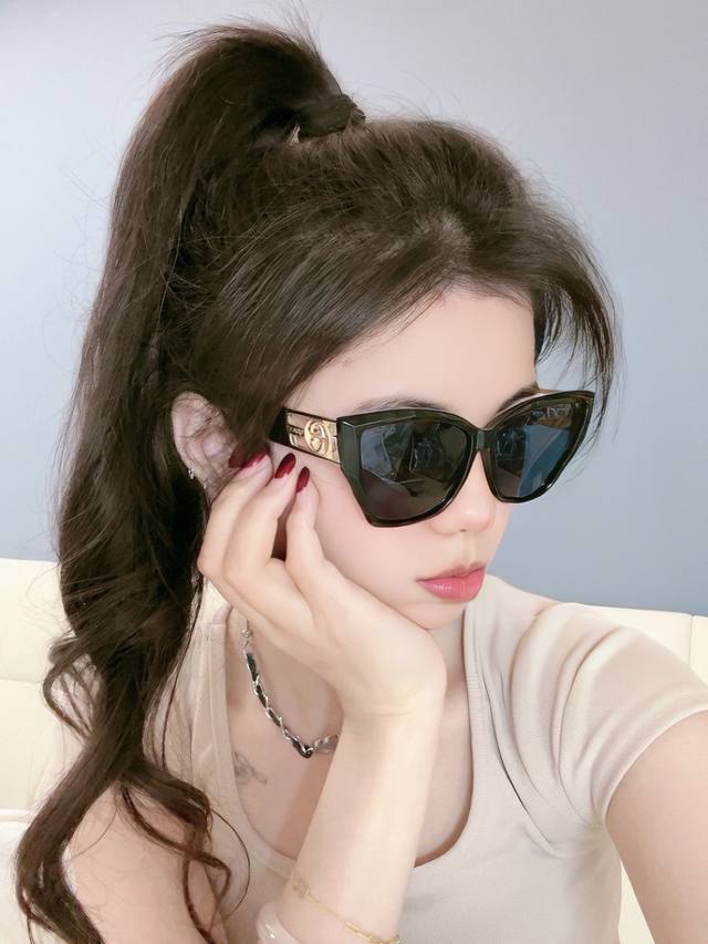 Gucci 2025 Spring New Arrival Trendy Best-Seller Fashionable Square-Frame Sungla