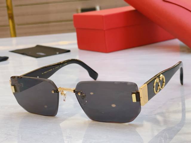 Cartier* New Sunglasses, Ct0637S, Size: 55Mm 19-140