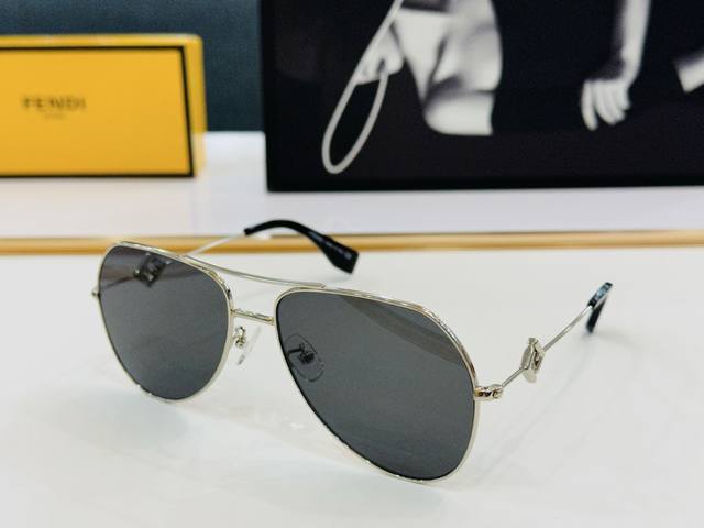 Official Website Style Fend* Fenjia Original Single Fashionable Sunglasses F E40