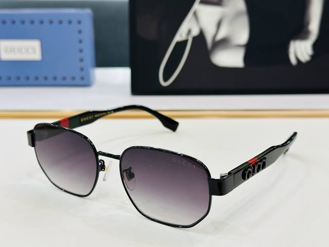 Gucc* Gucci Gg1407 Series Size: 54Mm 19-145 Q Ultra-Premium Quality Sunglasses