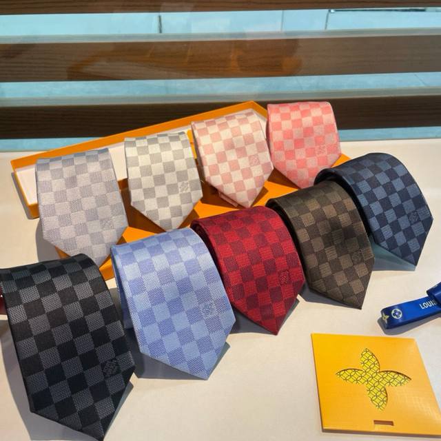Lv Store-Synchronized Jacquard Tie Now Available. Louis Vuitton Men's Tie Series
