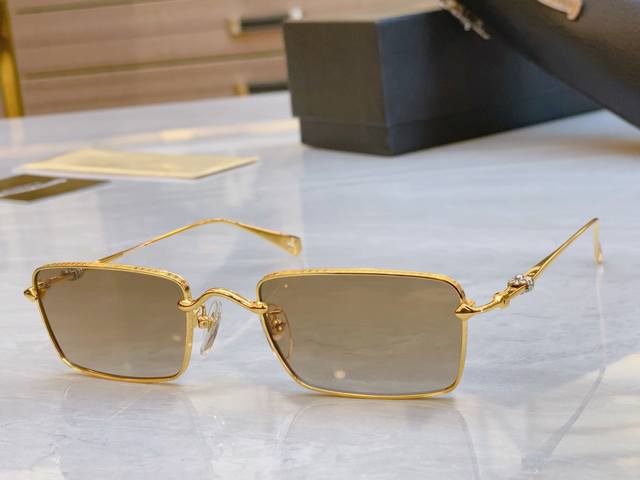 Chrome Heart* Chrome Heart* New Sunglasses, Model: 9820, Size: 53Mm 21-145