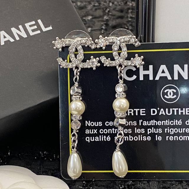 Chanel Ear Studs, Hot-Selling New Arrivals, Authentic Store-Bought Chanel 22 Dou