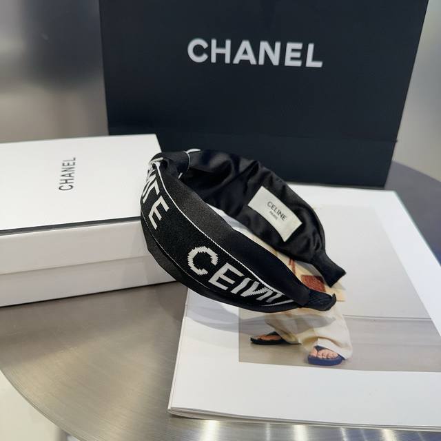 With Packaging Box Celine Triumph Arch New Hairband, Fashionable And Versatile!
