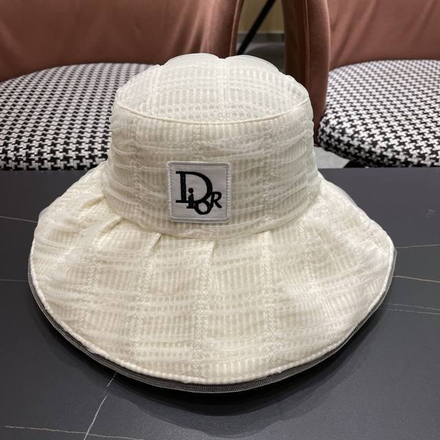 Dior 2025 Spring/Summer New Fisherman's Hat For Women With Large Head Circumfere