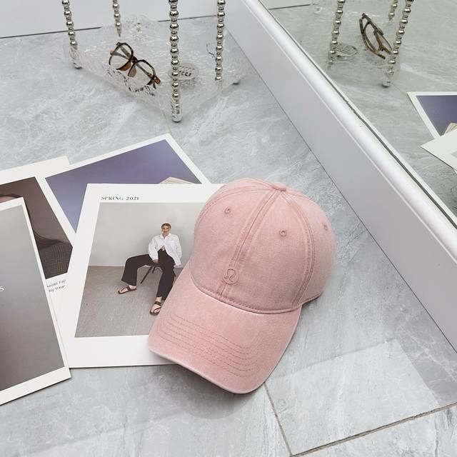 Lu Lu New Denim Baseball Cap Minimalist High-End Design Unisex