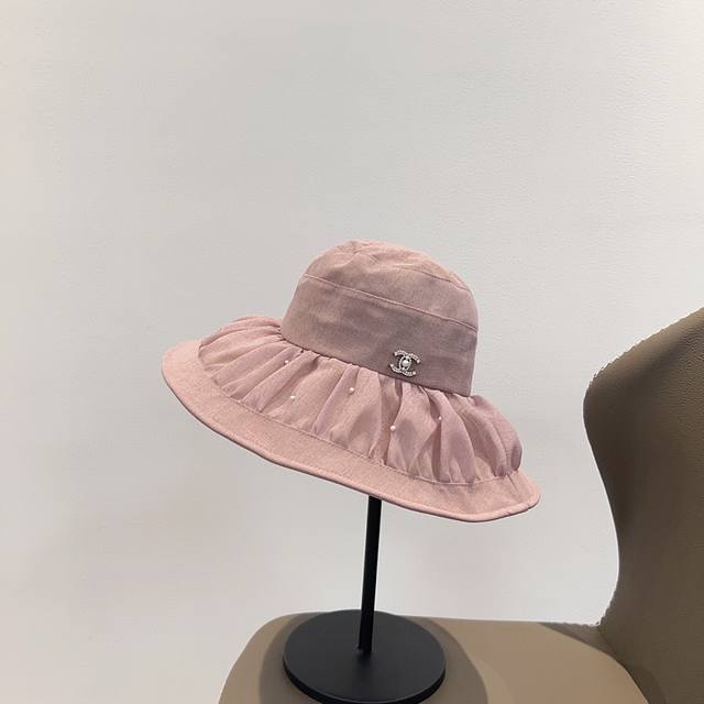 Special Price With Dust Bag Chanel 2025 New Spring/Summer Organza Pearl Luxury F