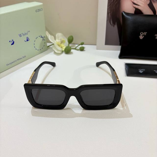 Off-White Latest Design Style Sunglasses Metal Logo With A High-Quality Feel Exc