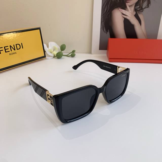 Fendi Fendi Instagram-Famous F-Letter Sunglasses Suitable For Both Men And Women
