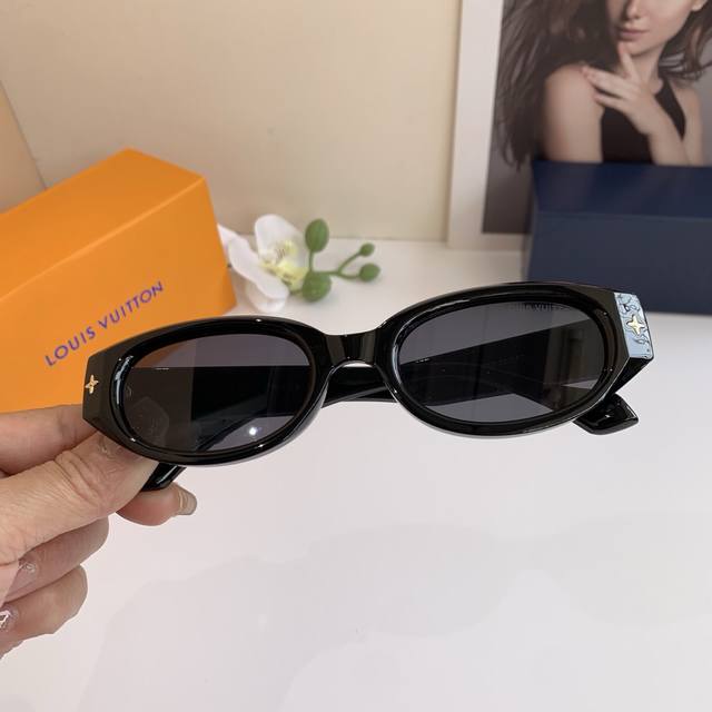 Louis Vuitton Classic Square-Frame Sunglasses For Men And Women, Outdoor Sunglas