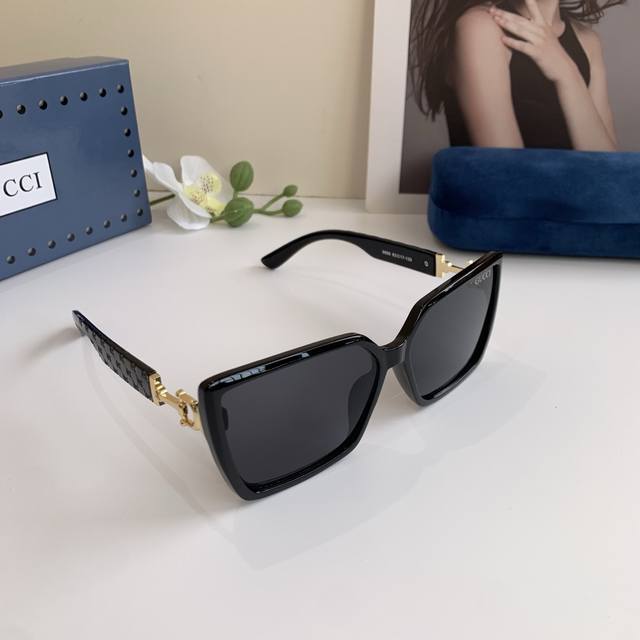 Gucci New Arrival Men's And Women's Sunglasses Large Frame 3D Face-Shaping Retro