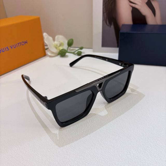 Lv Korean-Style Sunglasses, Influencer-Inspired Large Frame Fashionable And Vers
