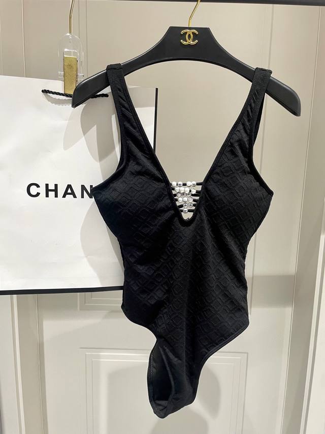 Chanel Pearl-Inspired One-Piece Swimsuit Suitable For Various Occasions: Beach,