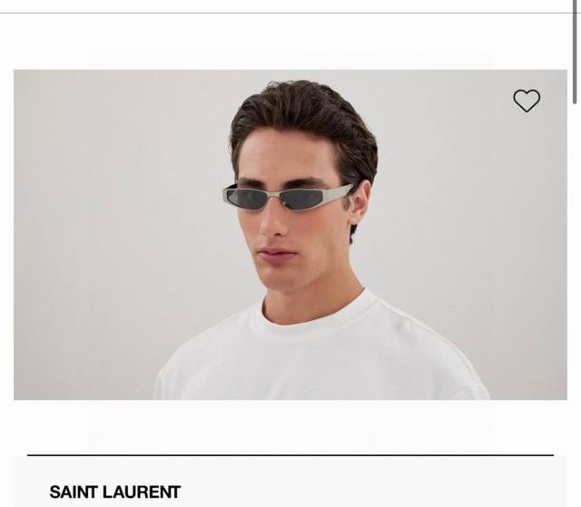 Sainy Lauren*Ysl Runway Synchronized Tech-Infused Sunglasses With Liquid Metal S