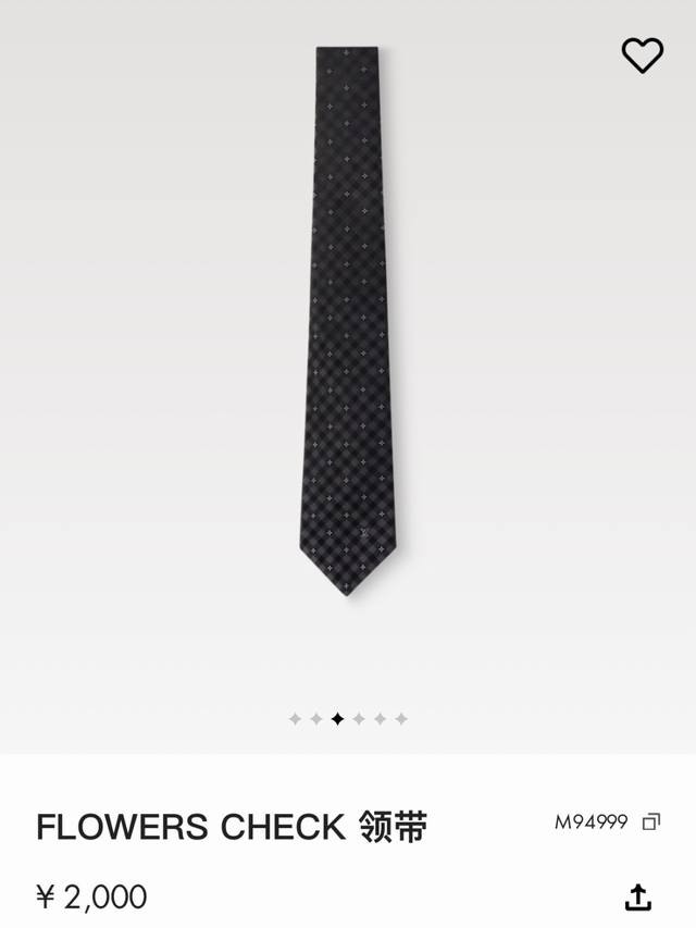 Special Flowers Check Silk Tie, Crafted In Italy With Meticulous Attention To De