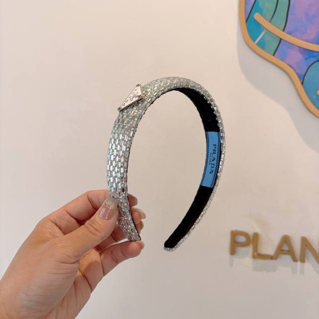 With Packaging Prada European-Style New-Arrival Rhinestone-Embellished Hairband,