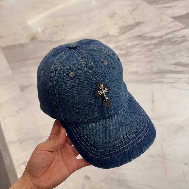 Ny Early Spring Denim Washed Baseball Cap A Structured Design That Doesn't Sag.