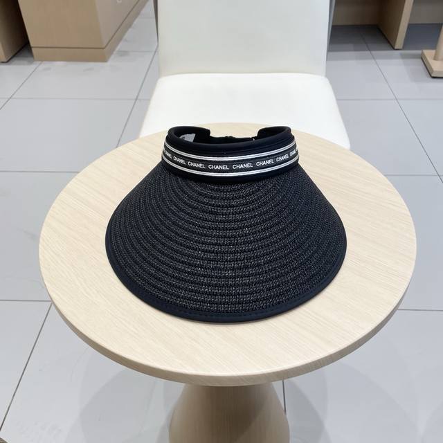 Chanel Hairband, Sun-Protective Open-Top Hat