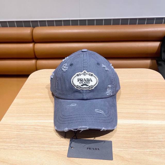 Prada Classic Triangle Logo Baseball Cap - A Must-Have For Every Season. Wears W