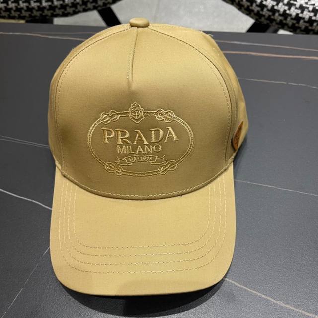 Prada New Original Baseball Cap, 1:1 Custom Molded, Perfect Craftsmanship, Excel