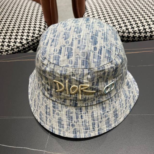 Baseball Cap, Fisherman's Hat Dior, 2025 Early Spring New Trend, High-End Crafts
