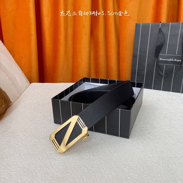 Zegna Original Calf Leather, Smooth And Soft To The Touch, Paired With A Premium