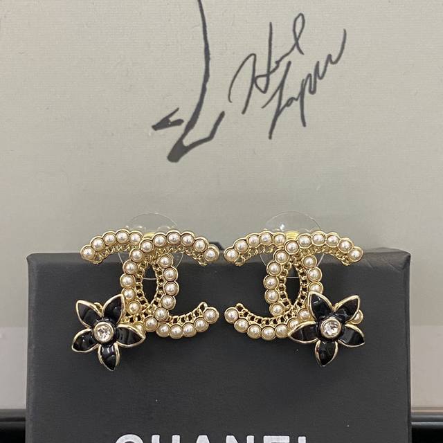 Chanel Ear Studs, Hot-Selling New Arrivals, Authentic Store-Bought Chan 22 Doubl