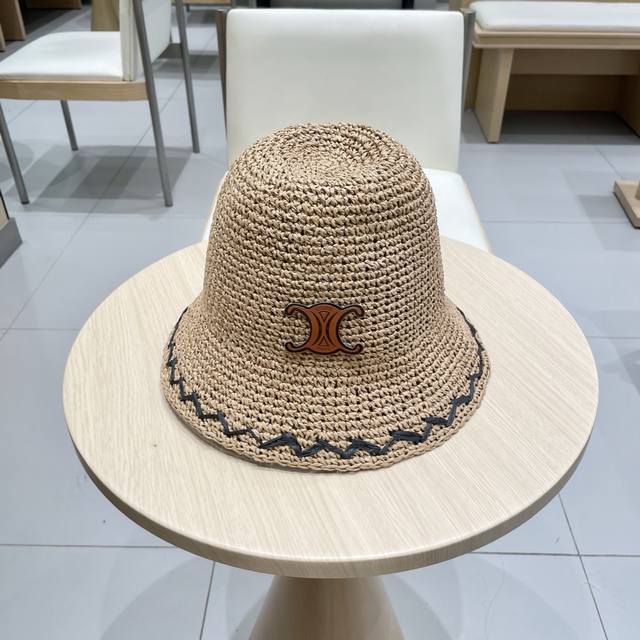 Celine Summer Sun Protection 2025 New Knitted Design, Breathable Outdoor Bucket