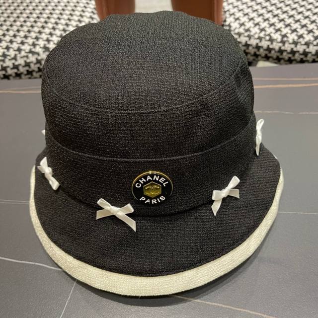 Chanel Spring/Summer New Arrival Orchid Fisherman's Hat, Classic Chanel Logo, Si