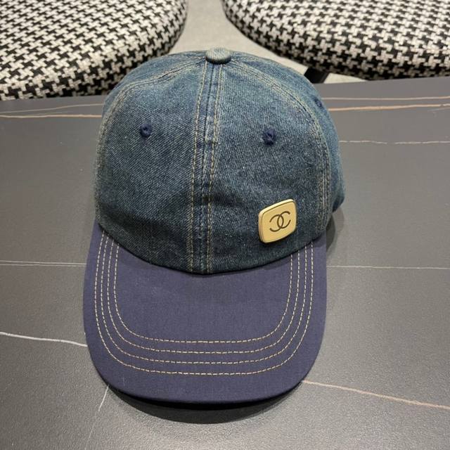 Chanel New Simple Denim Baseball Cap, New Arrival, High-End Style, Perfect For M
