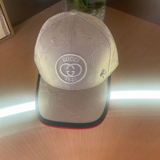 Gucci New Authentic Baseball Cap, Silk-Screened Logo, 1:1 Replica From The Offic