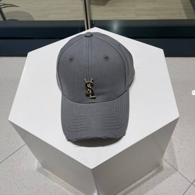 Ysl Saint Laurent Limited Edition Baseball Cap Collaboration Design Blending Spo