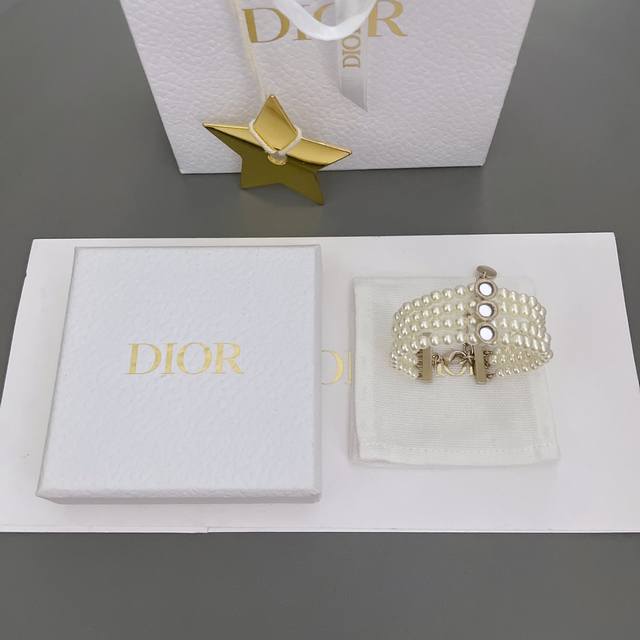 High-Quality, Details As Shown In The Photo. D Double-Layered Pearl Bracelet Wit