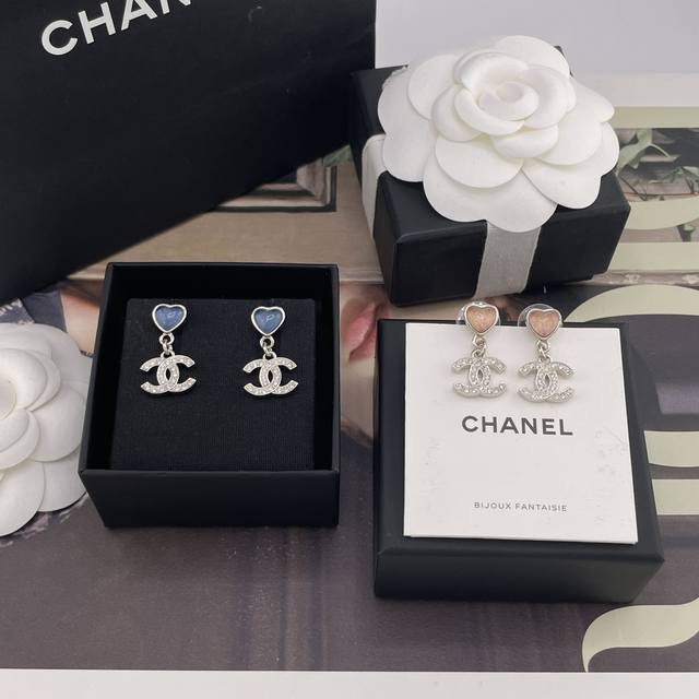 Our Product: Fragrant Little Blue And Pink Heart Pendant C Earrings Z 4700, The