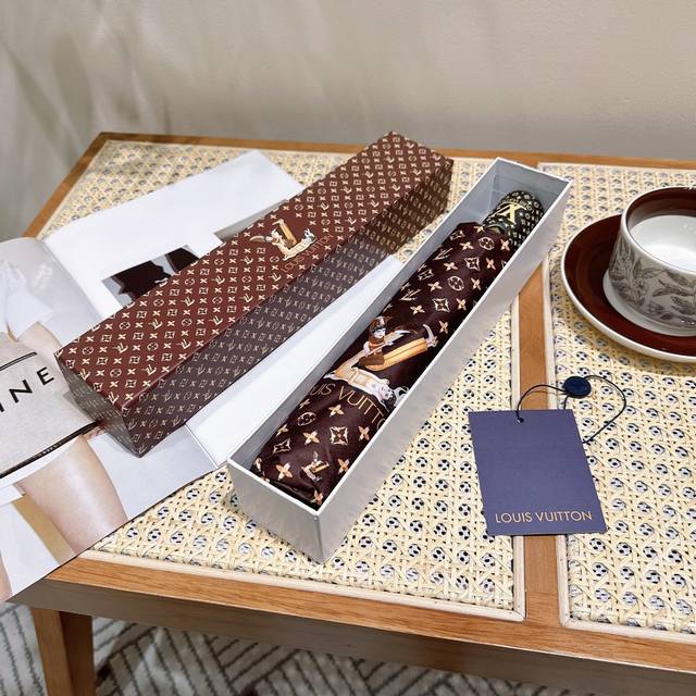Louis Vuitton Summer New Arrival Automatic Folding Umbrella For Rain And Sun - A