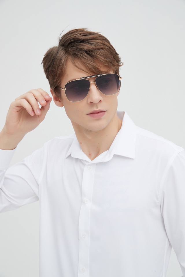 Tom For Square Model: Tf 1017 Size: 60-12-145 Original Nose Pad Blue-Coated Lens