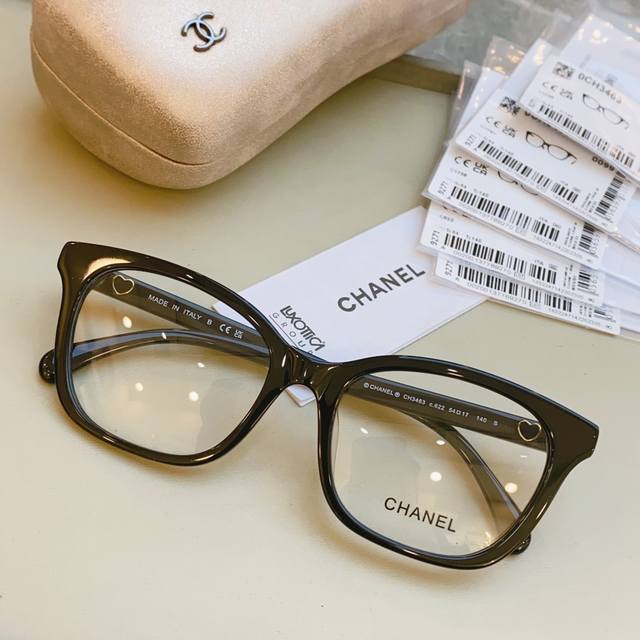 Chane* Chanel New Optical Frame, Model: Ch3463, Size: 54Mm 17-140