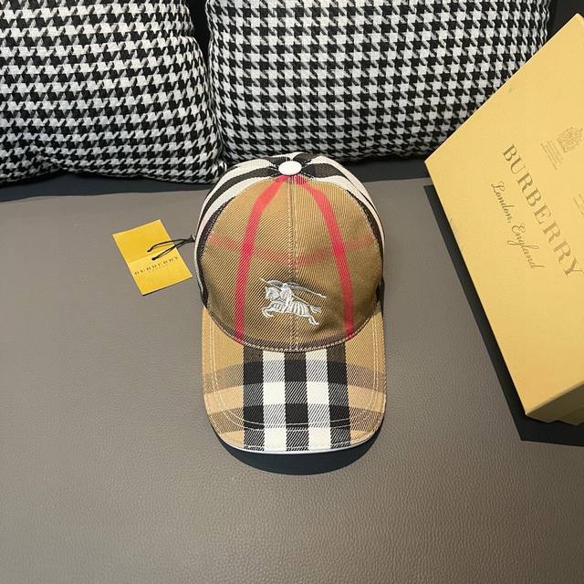 Comes With A Box And Fabric Bag, Burberry New Original Baseball Cap, 1:1 Molded
