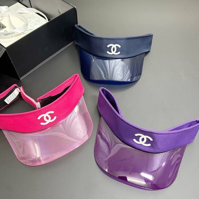 High Volume Chanel New Candy-Colored Open-Top Hat Outdoor Open-Top Hat, Dopamine
