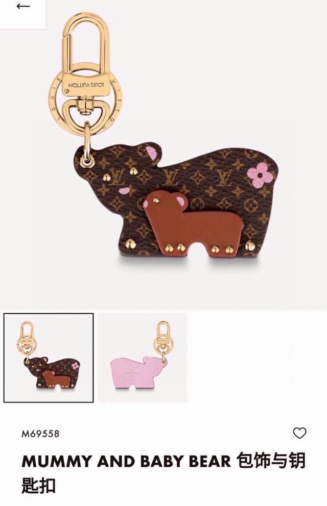 Original Packaging Louis Vuitton Official Website M69558 Mummy And Baby Bear Bag