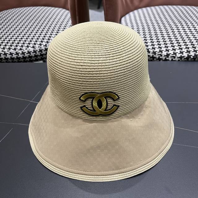 Chanel Chanel Early Spring New Bow Sun Hat, Women's Versatile Korean-Style Fashi