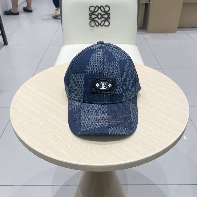 Louis Vuitton New Denim Baseball Cap Washed Denim Style With A Street Vibe Perfe