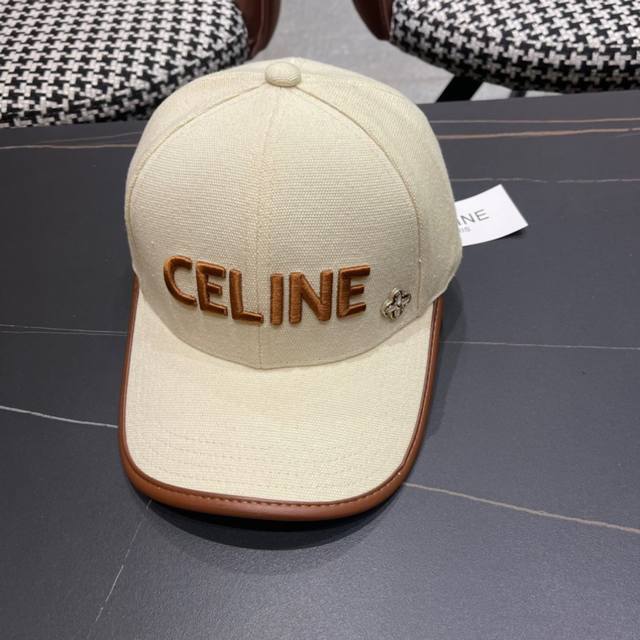 Celine Spring/Summer Baseball Cap, A Must-Have For Street Style, Easy To Pair Wi