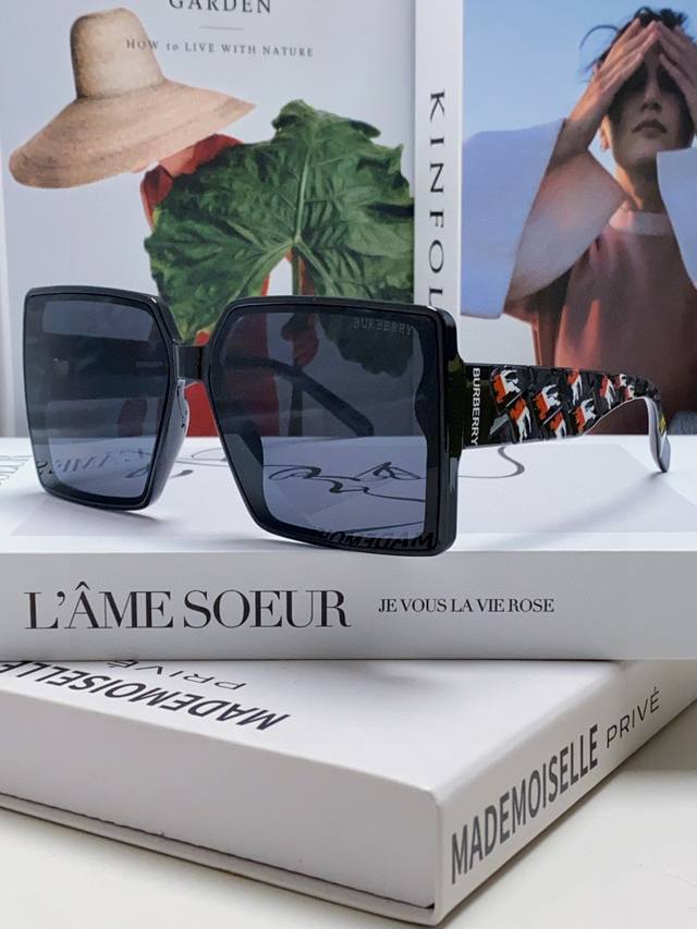 Burberry 2025 New Arrival Polarized Sunglasses For Women, Large Frame, Face-Slim