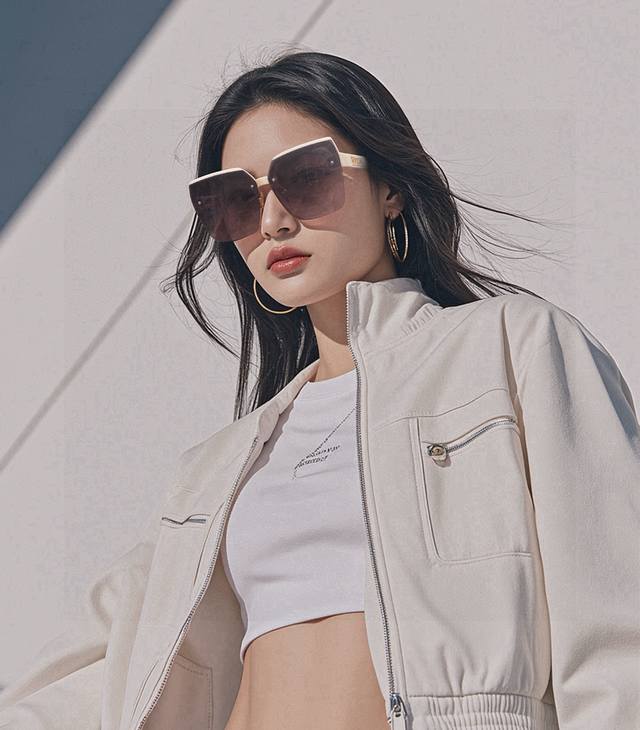 Chanel Chanel 2025 New Arrival Trendy Must-Have Fashion Square-Frame Sunglasses,