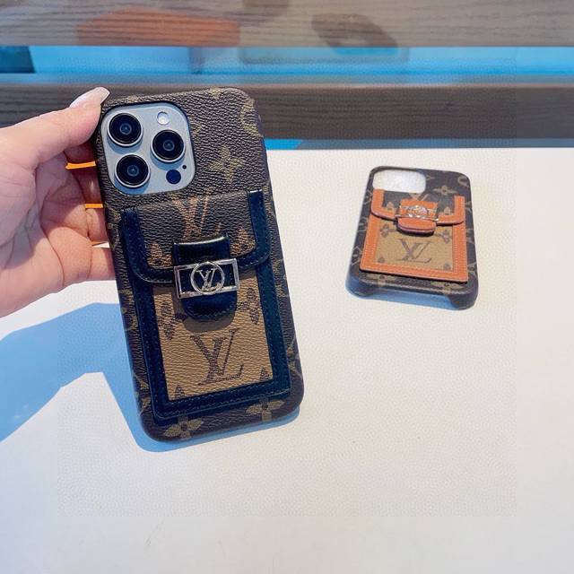 Daphne Series Card Holder Phone Case, Card Holder Can Be Used As A Stand Model: