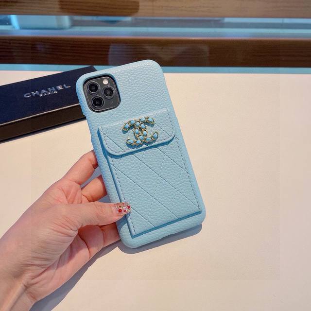New Arrivals~~~Chanel Lychee Texture Card Holder Phone Case Exclusive Imported L