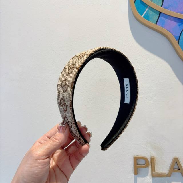 With Packaging Gucci Gucci High-End New Classic Letter Wide Headband, Counter Qu