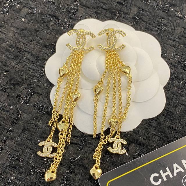 Chanel Ear Studs, Hot-Selling New Arrivals, Identical To Zp, With The Boutique.