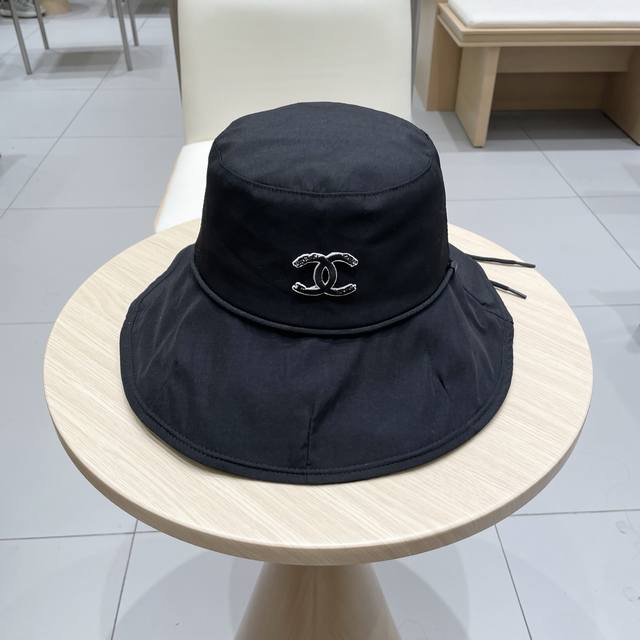 Chanel Chanel Ponytail-Friendly Quick-Dry Wide-Brim Uv-Protective Sun Hat For Wo